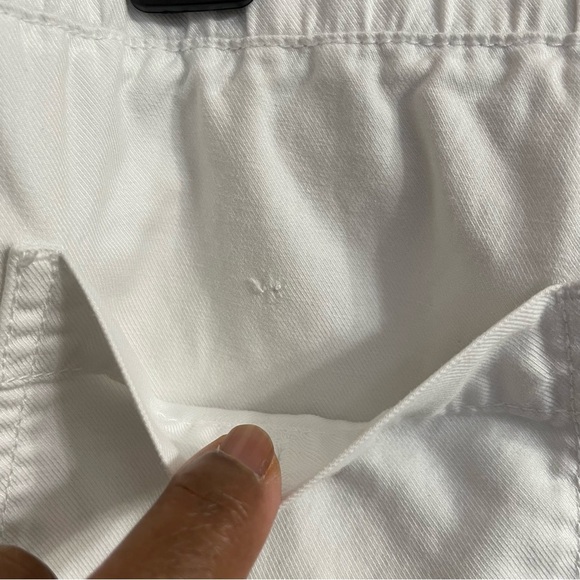 Talbots Women’s White Cropped Pull-On Pants 12P Summer Vacation Resort - Picture 7 of 8